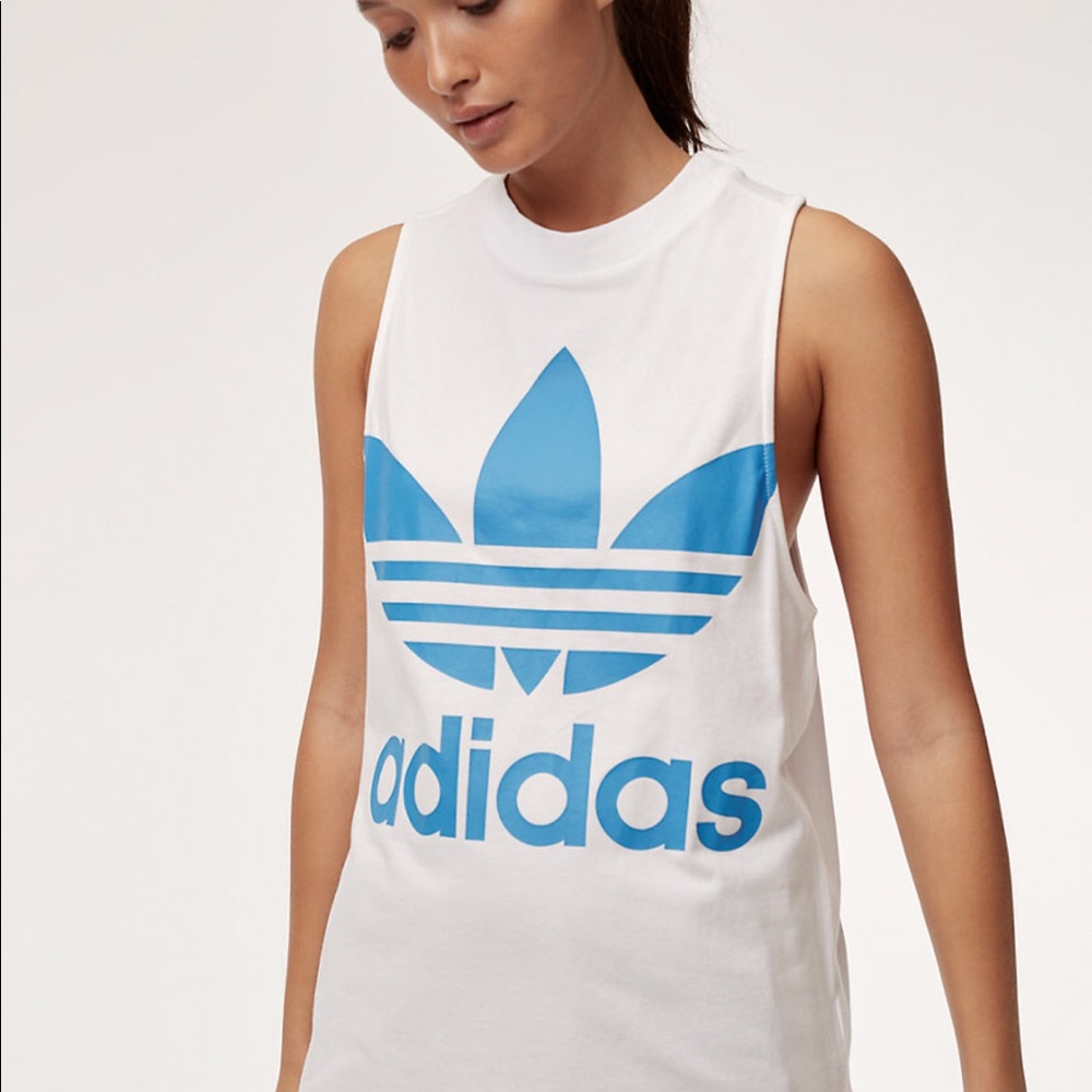 Adidas trefoil tank